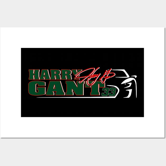 #33 Harry Gant Fan Wall Art by Lifeline/BoneheadZ Apparel